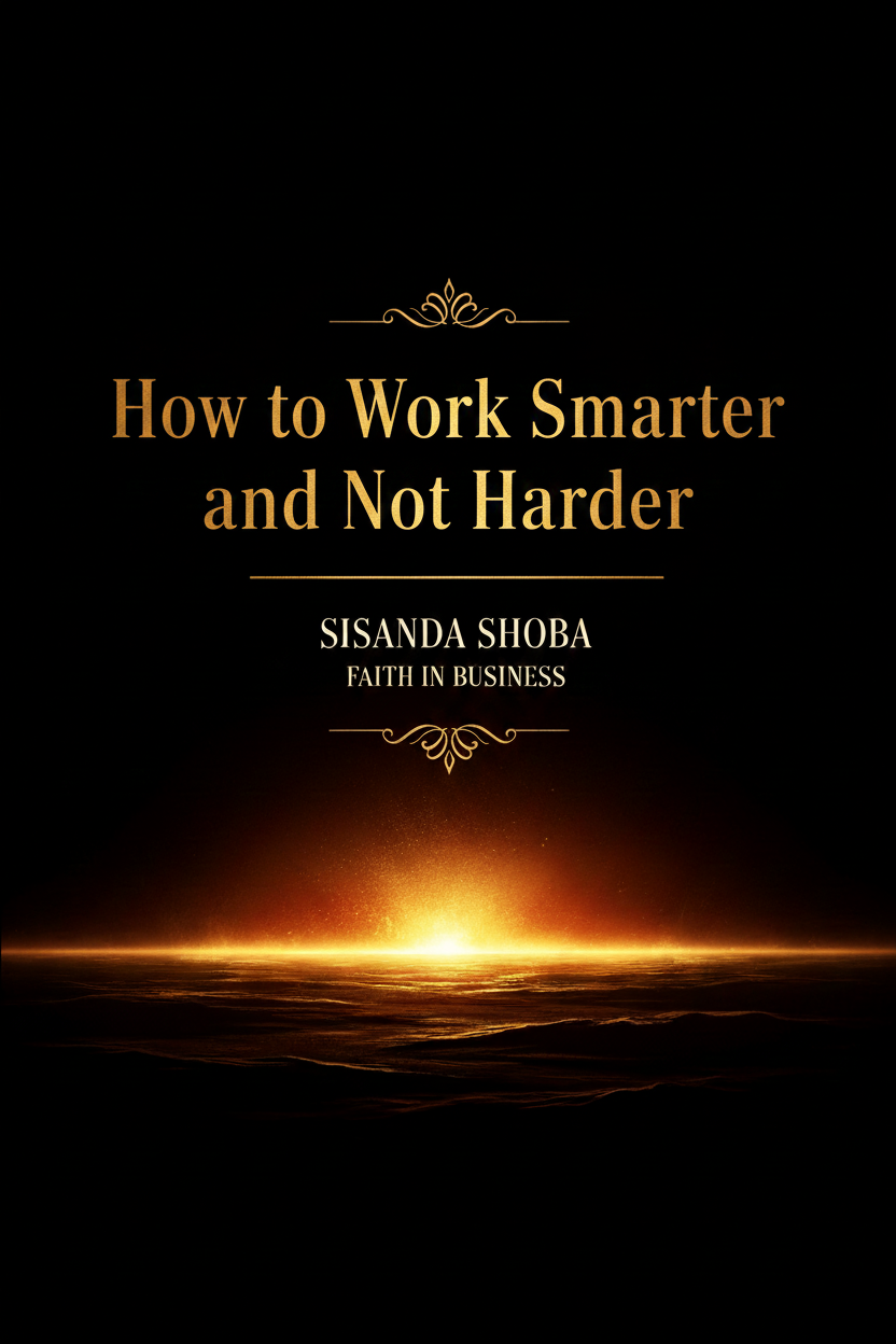 How to Work Smarter and Not Harder