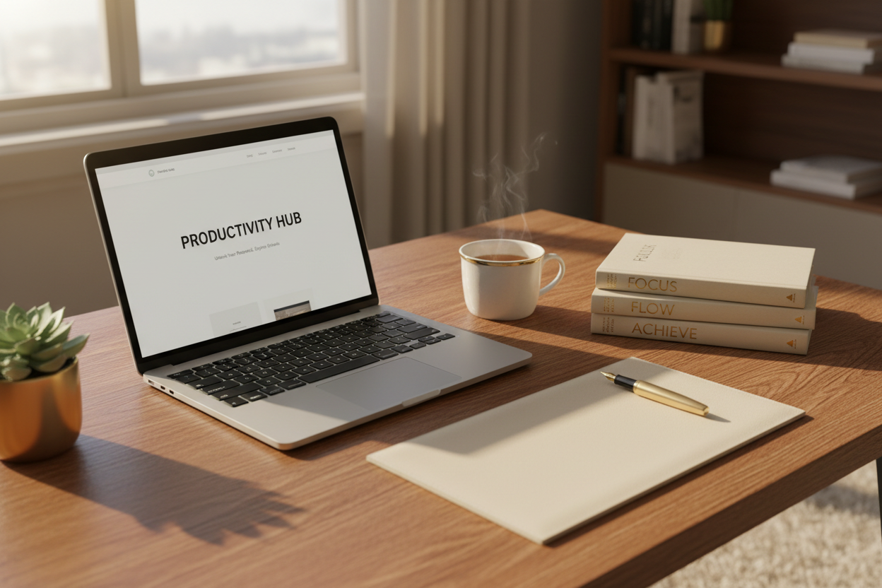 MacBook workspace